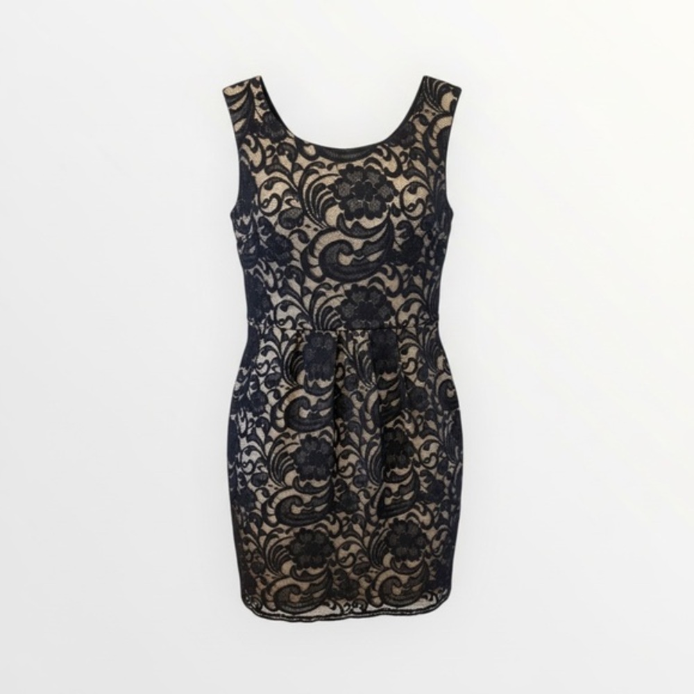 Eliza J Navy Lace Cocktail Dress Size 10 Formal Event